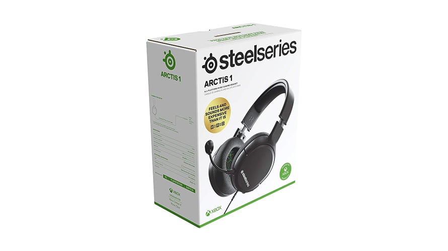 SteelSeries Arctis 1 Wired Gaming Headset for Playstation –Detachable Mic–  Black 813682026837