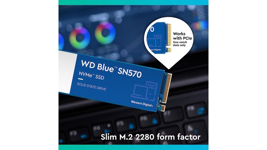 Disque SSD WD Blue SN570 1 To M.2 NVMe