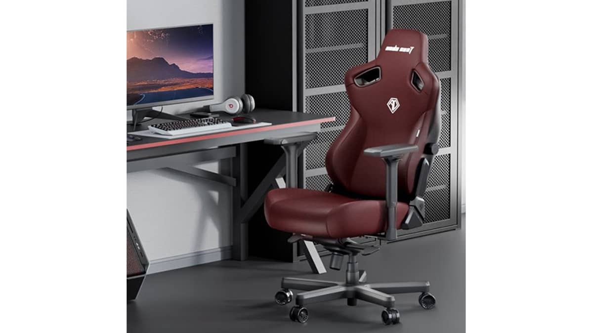 شتر andaseat-kaiser-3-series-premium-gaming-chair-large-pvc-maroon