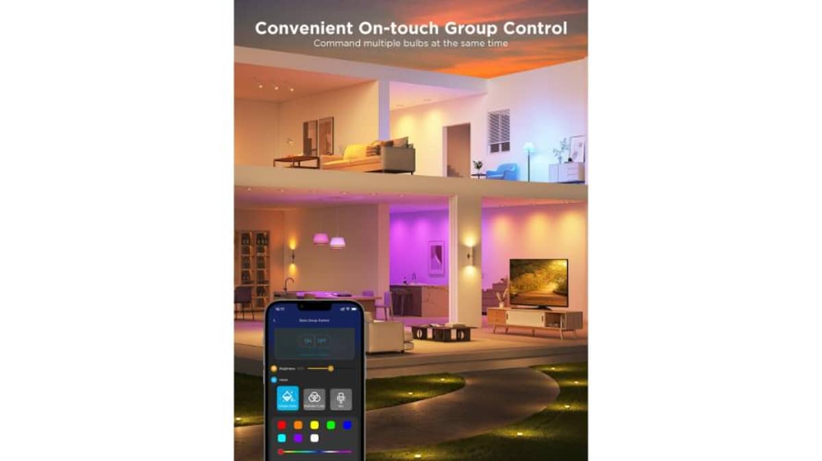 buy govee-gu10-wifi-smart-bulbs-400lm-led-bulb-dimmable-16-million-colors-h600d