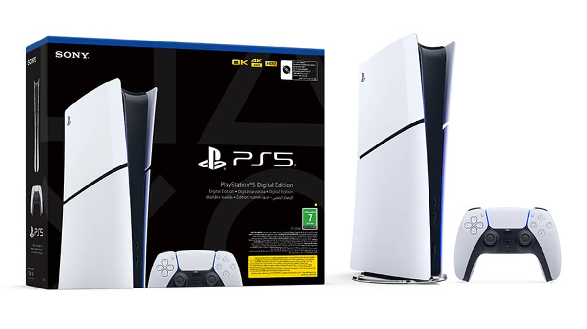 شتر playstation-5-slim-digital-console-with-xpg-gammix-s50-lite-1tb-ssd