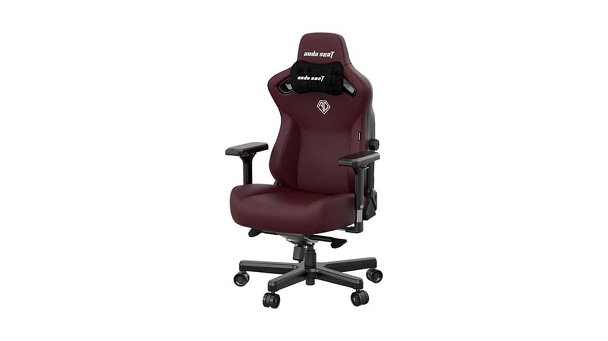 شتر andaseat-kaiser-3-series-premium-gaming-chair-large-pvc-maroon