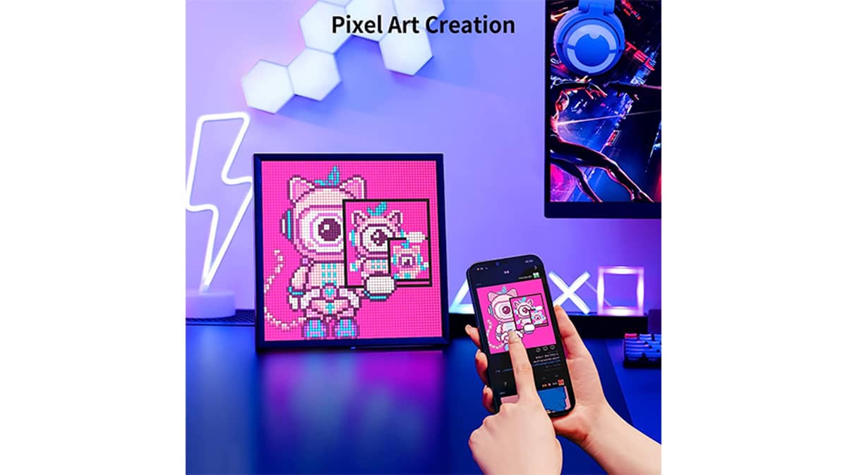 Divoom Pixoo 64 Nixplay Digital Frame With 64x64 Pixel Art LED Display  Board Neon Light Sign For Home Decoration 221201 From Bai10, $157.5