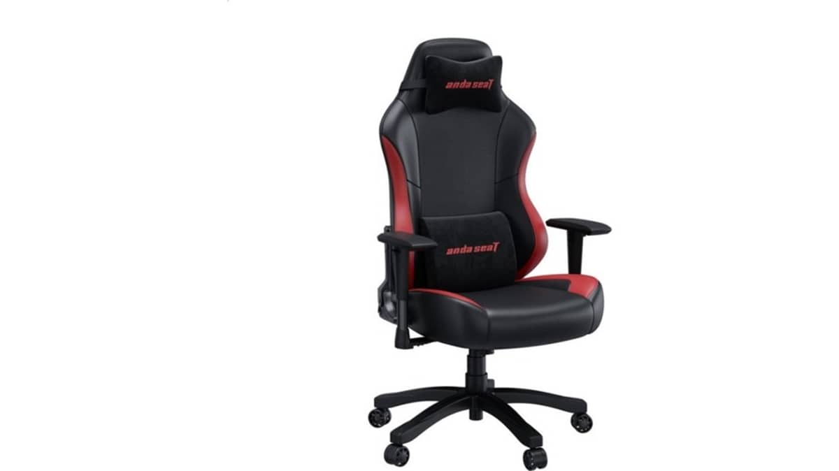شتر andaseat-luna-l-gaming-chair-black-and-red
