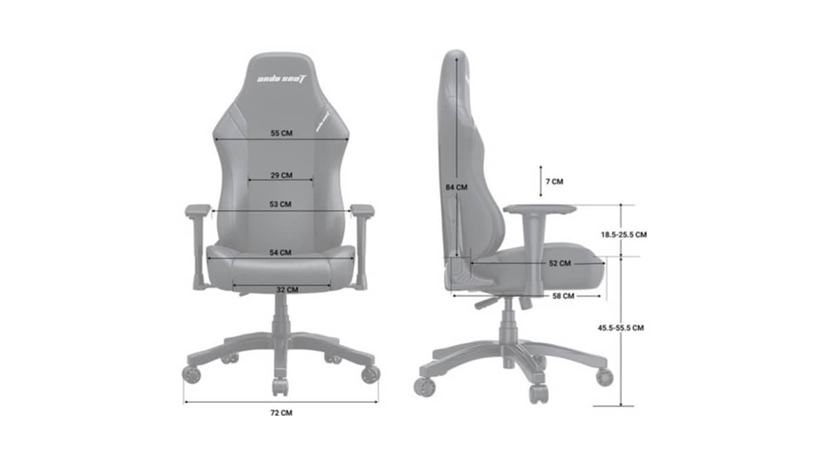 شتر andaseat-luna-l-gaming-chair-black-and-red