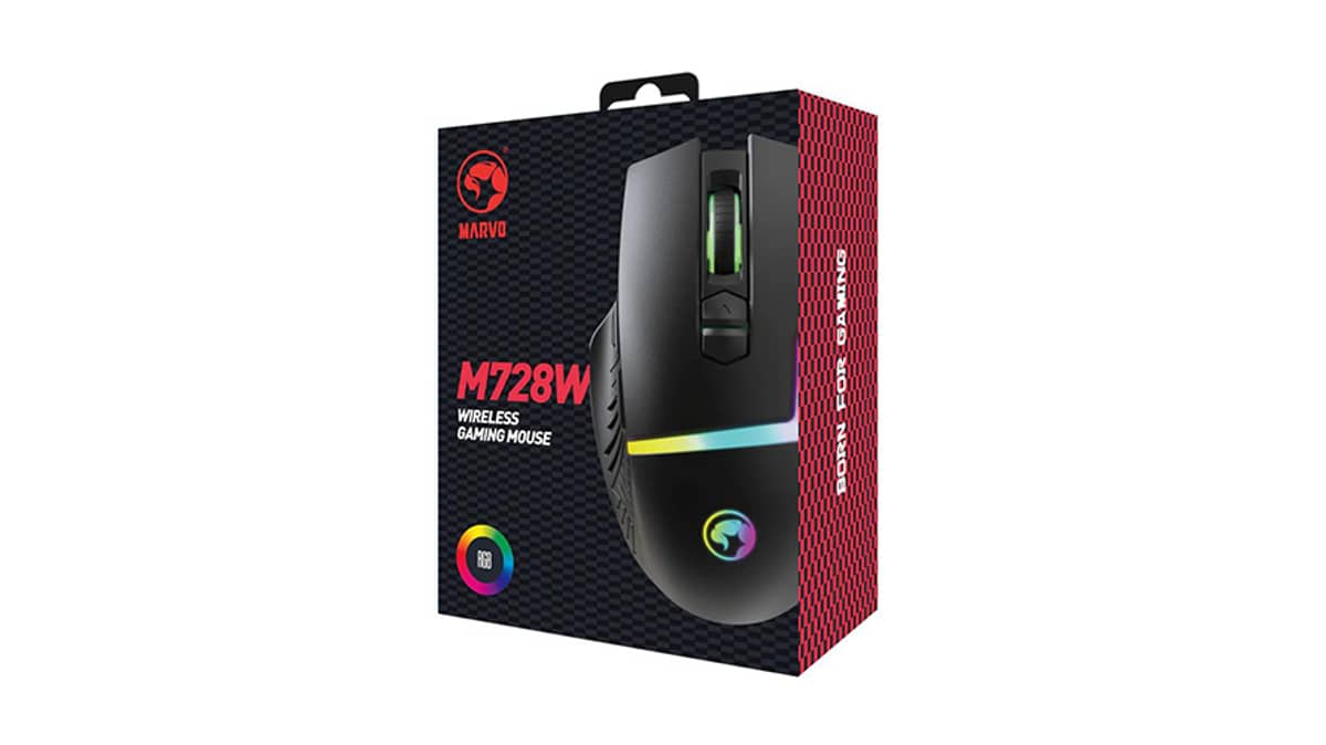 شتر marvo-m728w-gaming-mouse-wireless-black