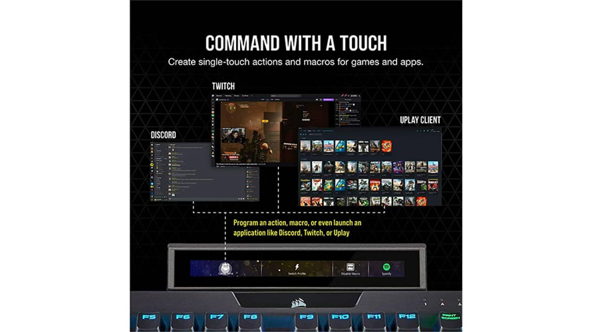 شتر corsair-icue-nexus-companion-touch-screen
