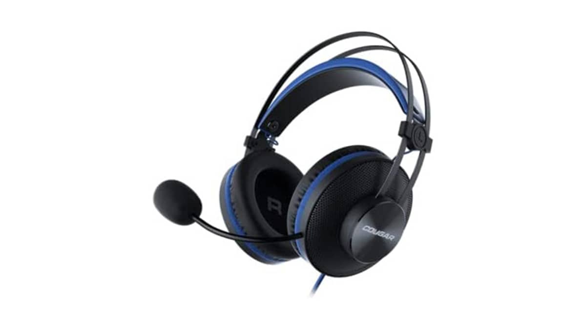 شتر cougar-immersa-essential-gaming-headset-blue