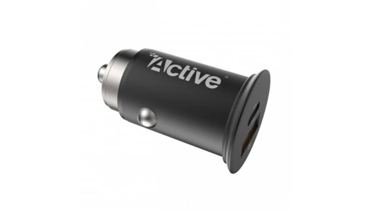 buy active-30w-go-metal-pd-qc-fast-charging-car-charger-black