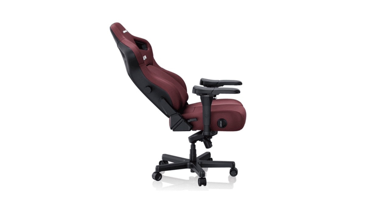 buy andaseat-kaiser-4-large-premium-pvc-leather-gaming-chair-maroon