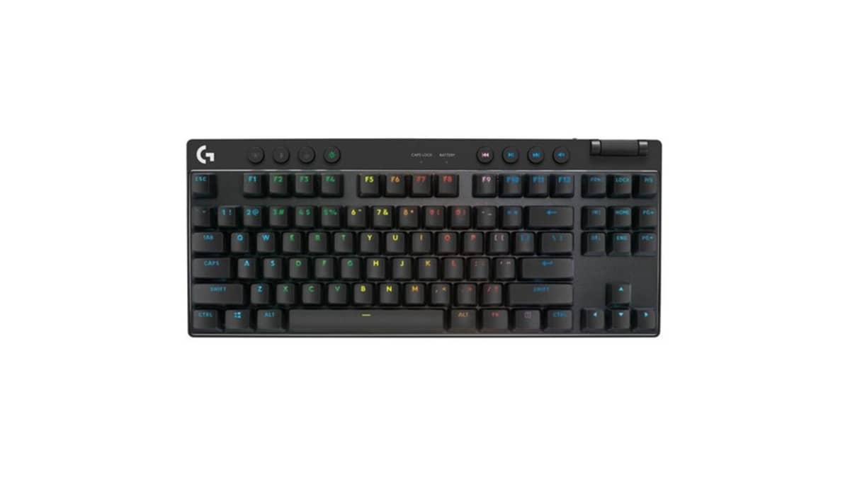 شتر logitech-g-pro-x-tkl-gaming-keyboard-black