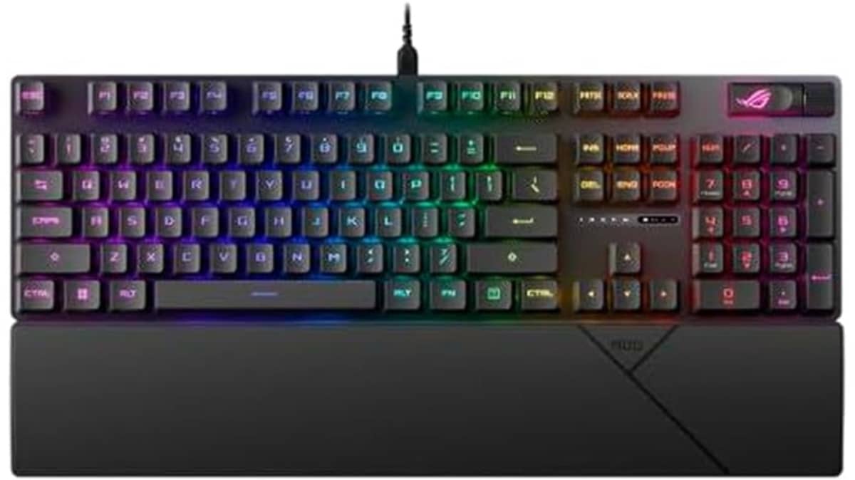buy asus-rog-strix-scope-ii-rx-gaming-keyboard-or-ip57-or-dampening-foam-or-pre-lubed-rog-rx-red-optical-switches-or-uv-coated-abs-keycaps-or-multi-function-controls-or-xbox-game-bar-function-hotkeys-or-rgb-or-black