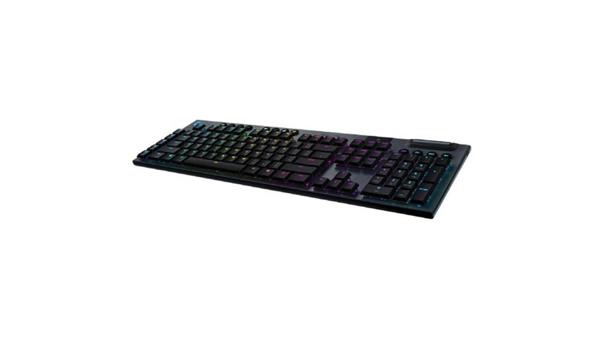 شتر logitech-g915-lightspeed-rgb-mechanical-gaming-keyboard-black