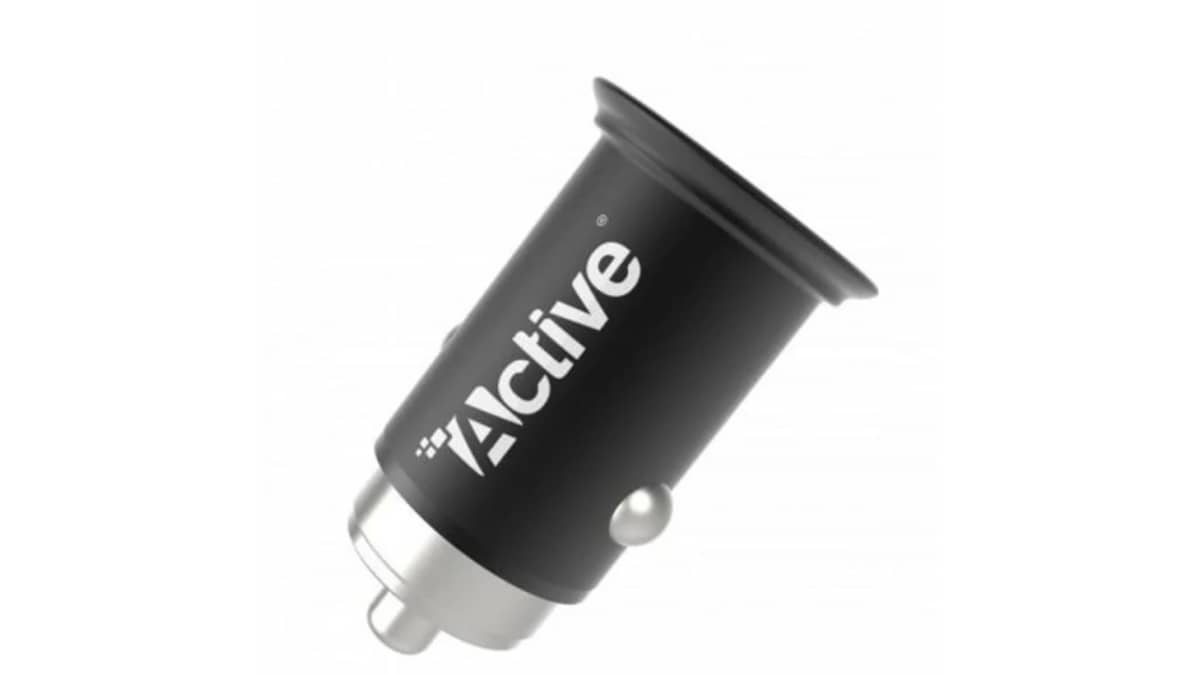 buy active-30w-go-metal-pd-qc-fast-charging-car-charger-black