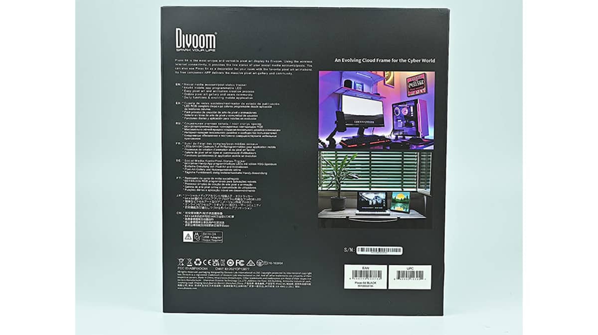 buy divoom-pixoo-64-wifi-pixel-art-display