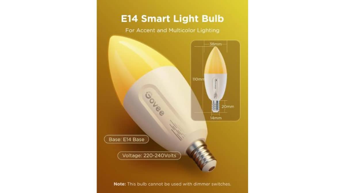 buy govee-smart-light-bulb-e14-h600c