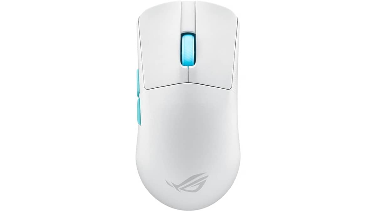 شتر asus-rog-harpe-ace-aim-lab-edition-wireless-gaming-mouse-or-54-g-lightweight-or-24ghz-rf-or-bluetooth-or-36k-dpi-sensor-or-5-buttons-or-rog-speednova-or-rog-omni-receiver-or-white