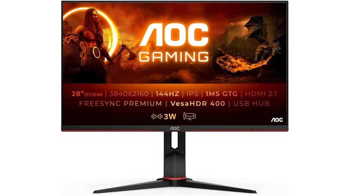 buy aoc-28-inch-ips-lcd-4k-gaming-monitor