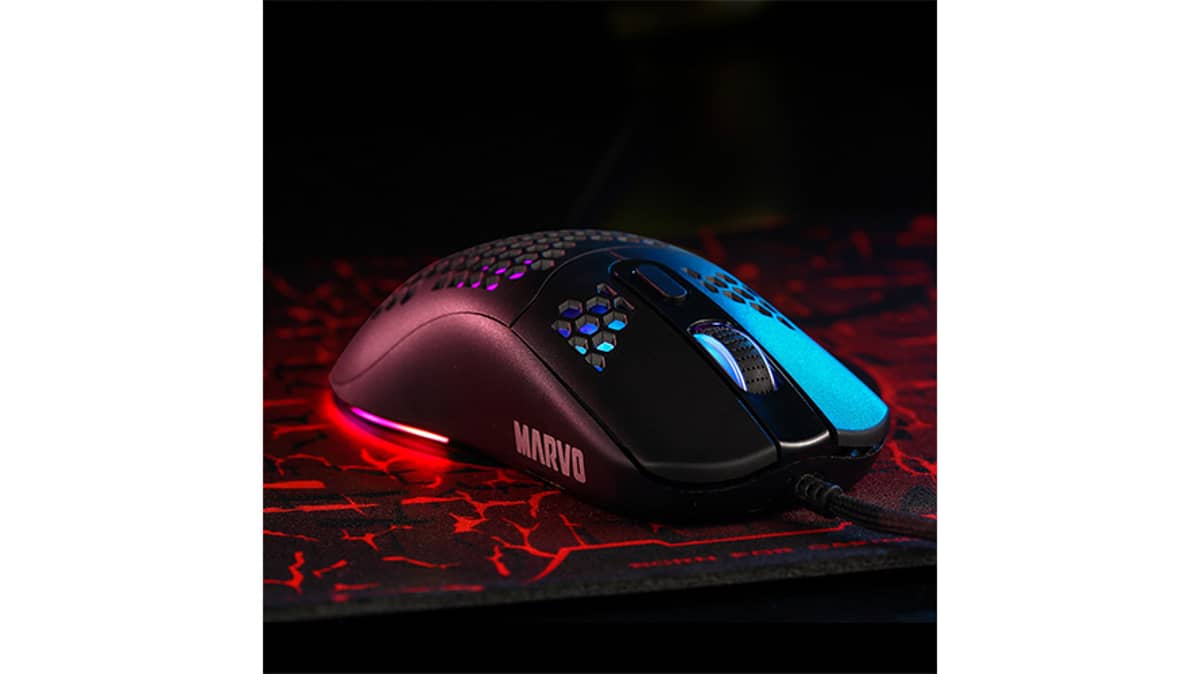 شتر marvo-g925-gaming-mouse-with-honeycomb-shell