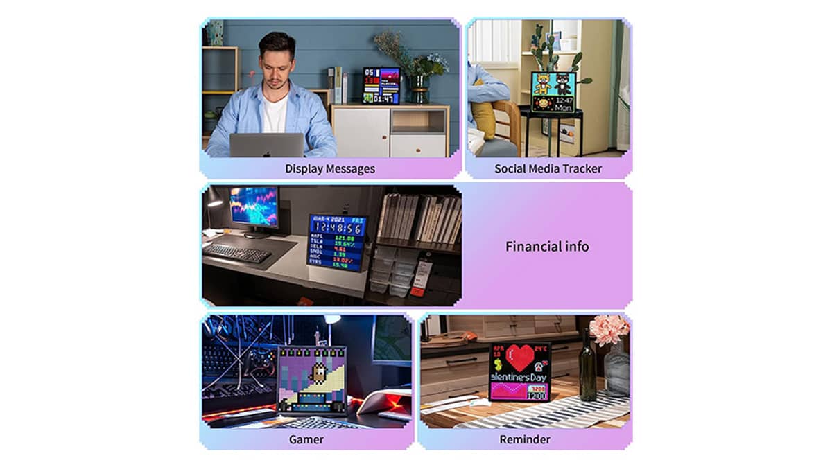 buy divoom-pixoo-64-wifi-pixel-art-display
