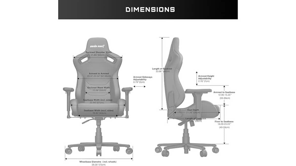شتر andaseat-kaiser-frontier-xl-gaming-chair-maroon