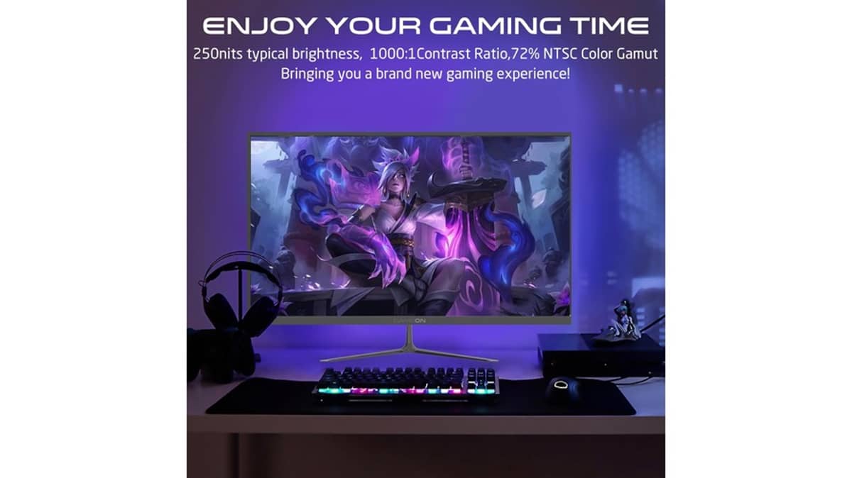 شتر gameon-22-inch-full-hd-monitor-goes22fhd120ips