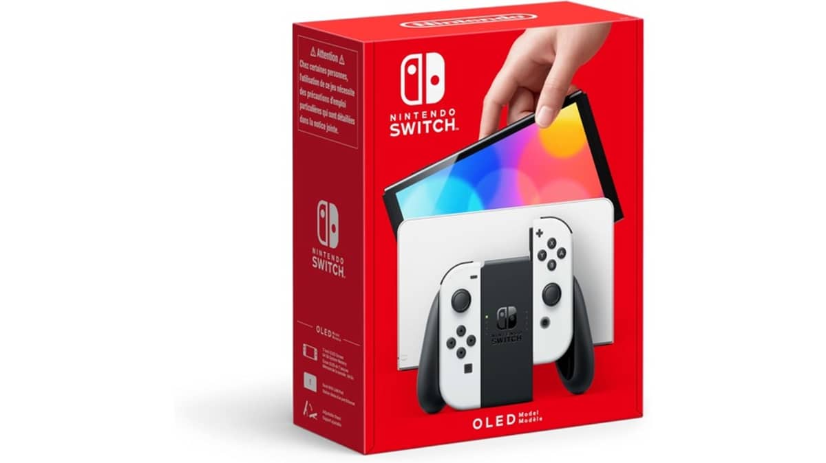 شتر nintendo-switch-oled-handheld-console-64gb-white