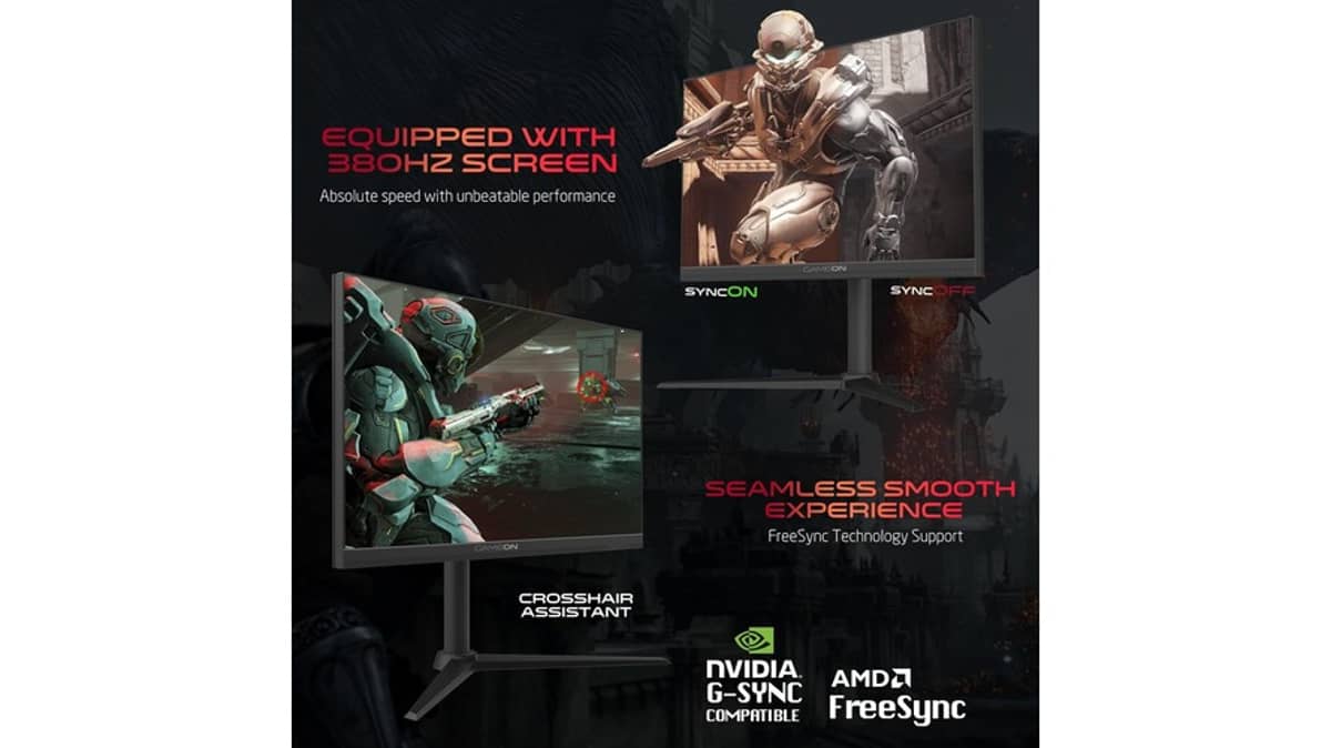 شتر gameon-gomp24fhd380ips-midnight-pro-series-gaming-monitor