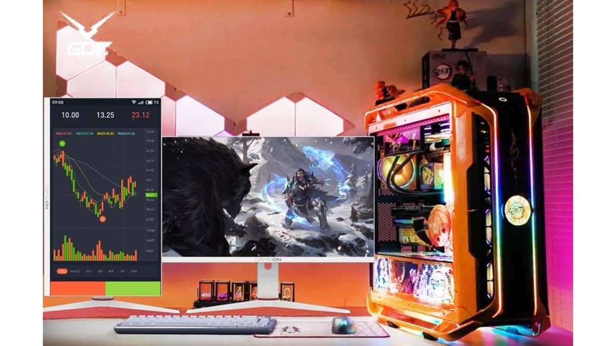 شتر gameon-goa24fhd360ips-24-inch-artic-pro-series-computer-monitor