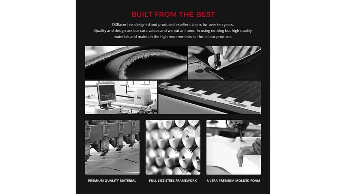 buy dxracer-p132-prince-series-gaming-chair-black