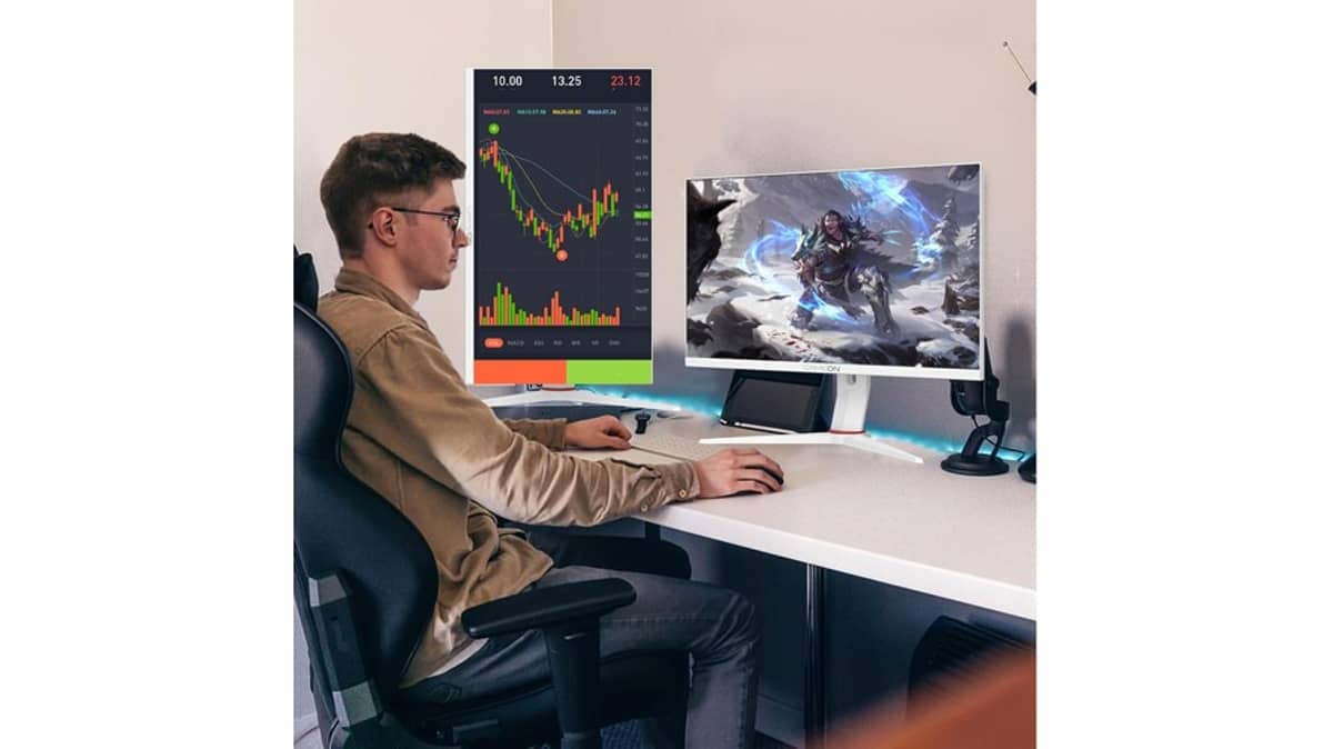 شتر gameon-goa24fhd360ips-24-inch-artic-pro-series-computer-monitor