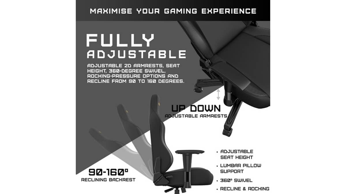 buy anda-seat-phantom-3-series-premium-gaming-chair-black