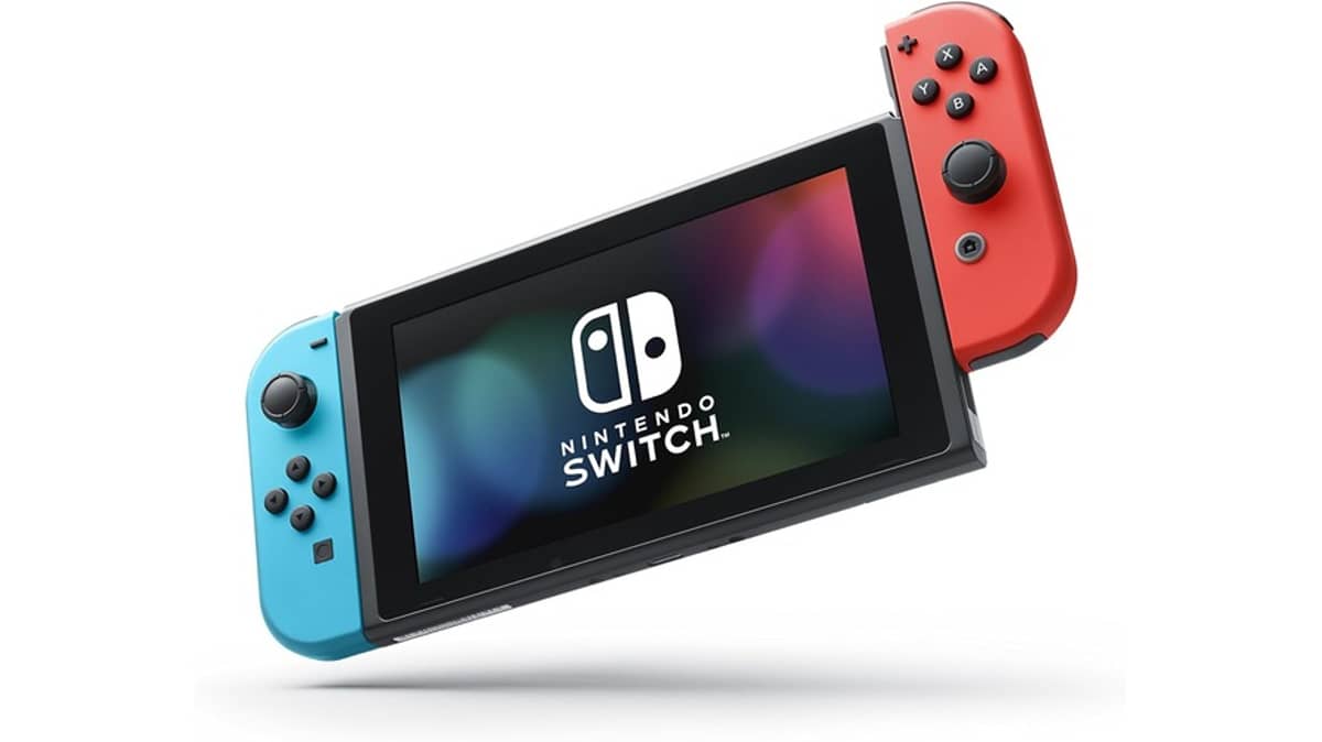 شتر nintendo-switch-oled-handheld-console-64gb-neon-blue-and-red