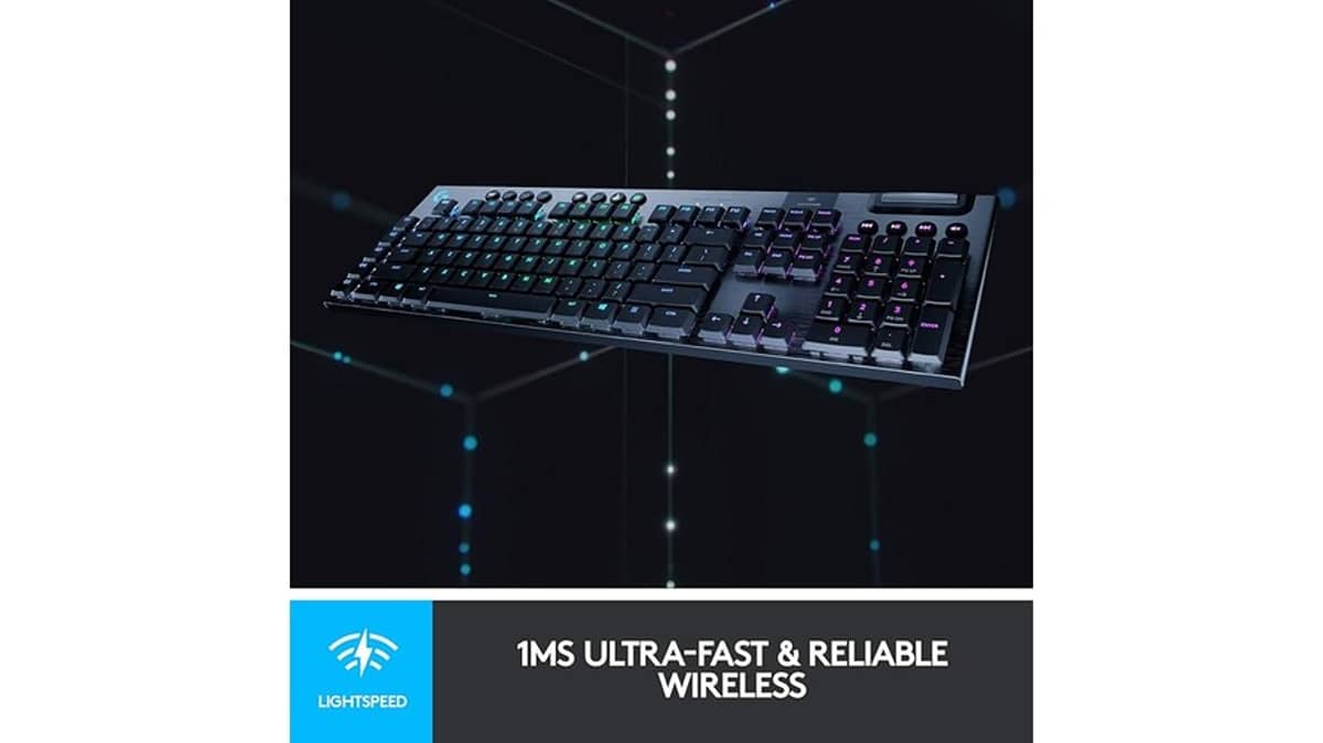 شتر logitech-g915-lightspeed-rgb-mechanical-gaming-keyboard-black
