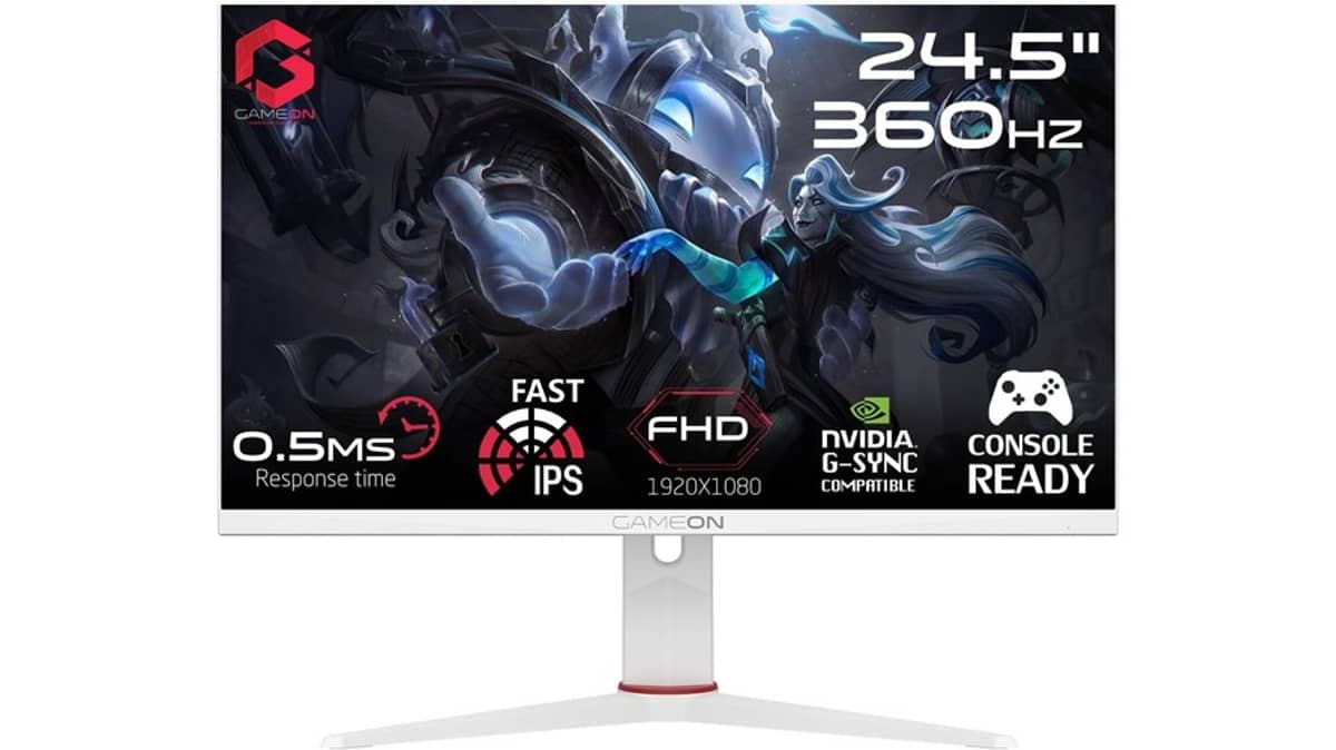 شتر gameon-goa24fhd360ips-24-inch-artic-pro-series-computer-monitor