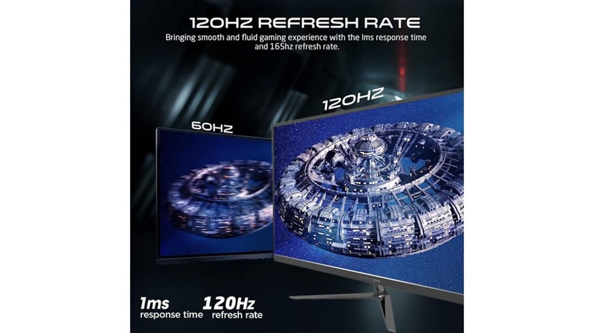 شتر gameon-27-inch-gaming-monitor-fhd-goes27fhd120ips