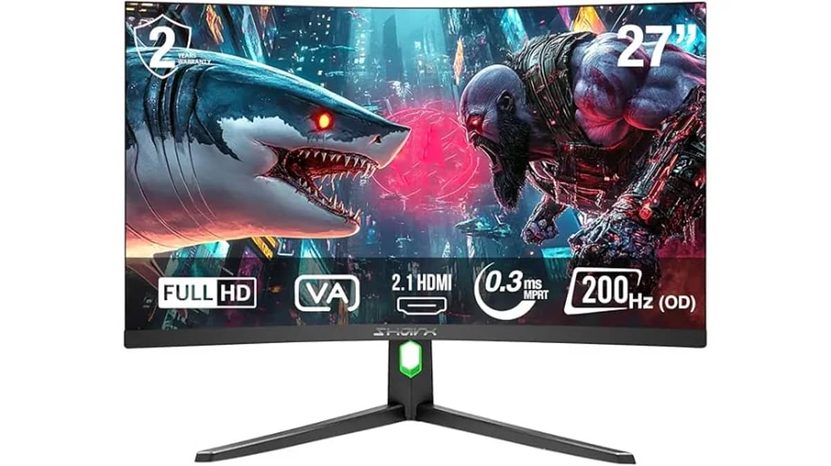 buy sharx-gaming-monitor-27-inch-od-300hz-refresh-rate-curved-va