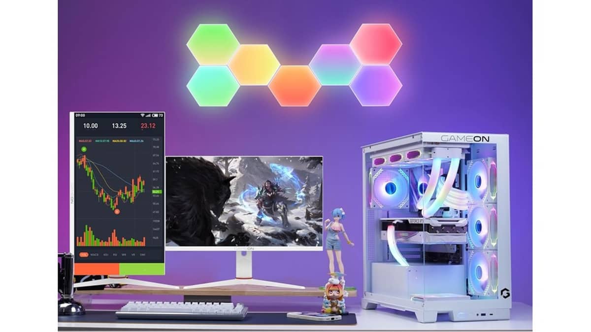شتر gameon-goa24fhd360ips-24-inch-artic-pro-series-computer-monitor