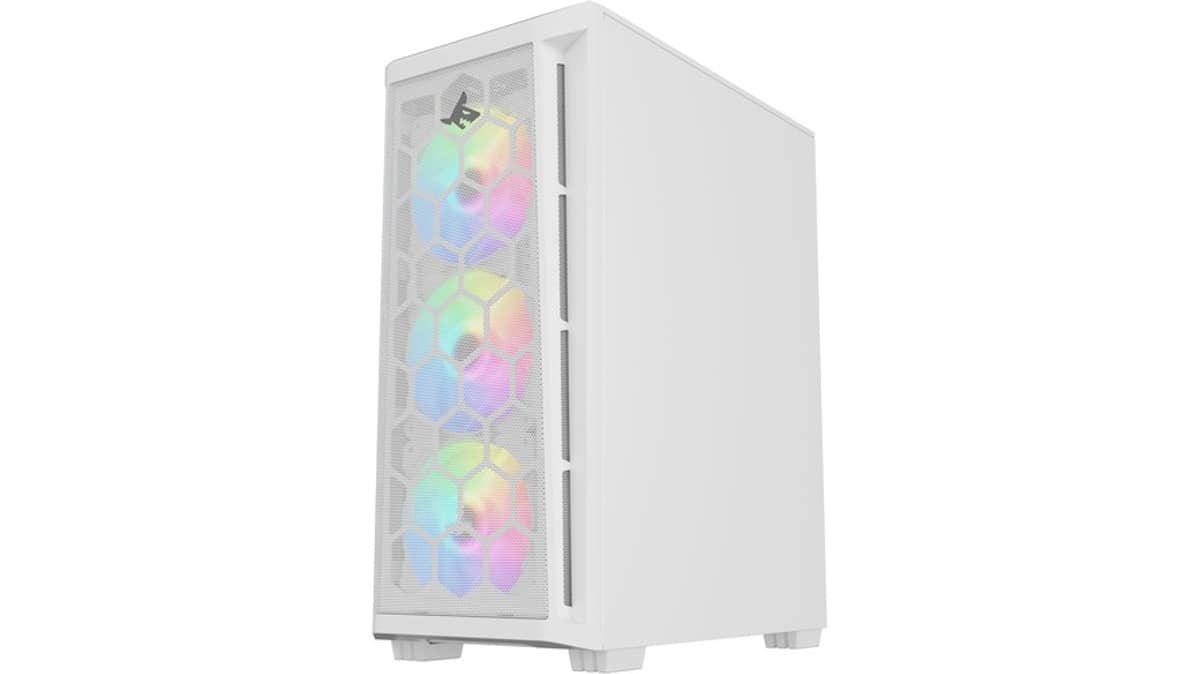 شتر sharx-razorfin-argb-atx-pc-case-with-front-mesh-panel-r-200w