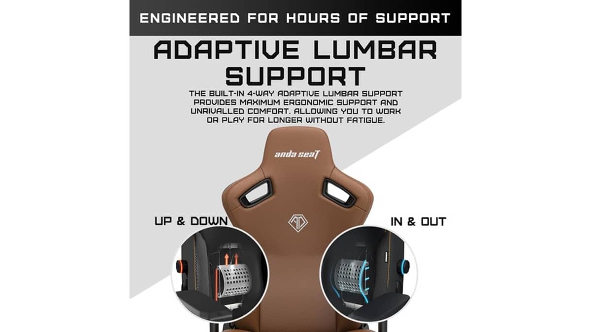buy andaseat-kaiser-3-xl-gaming-chair-brown