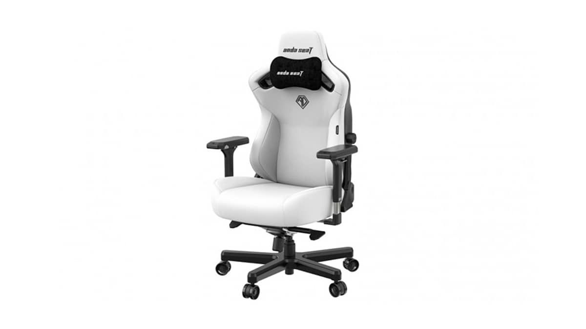 شتر andaseat-kaiser-3-series-premium-gaming-chair-large-pvc-white