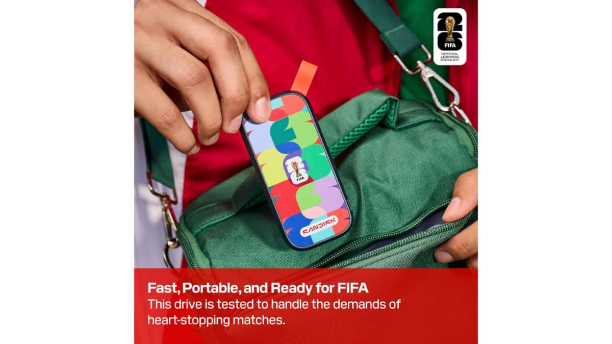 شتر sandisk-1tb-portable-ssd-fifa-world-cup-2026-edition