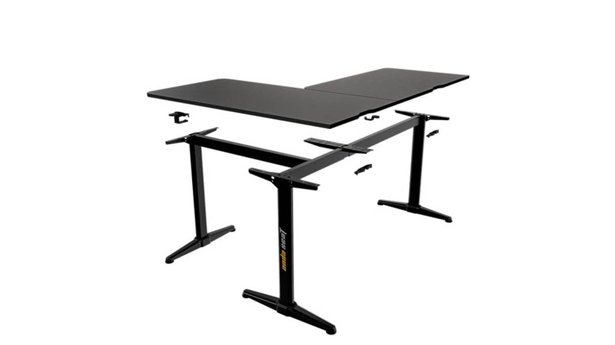 buy andaseat-gaming-desk-wind-seeker-black-carbon-fiber-texture-tabletop