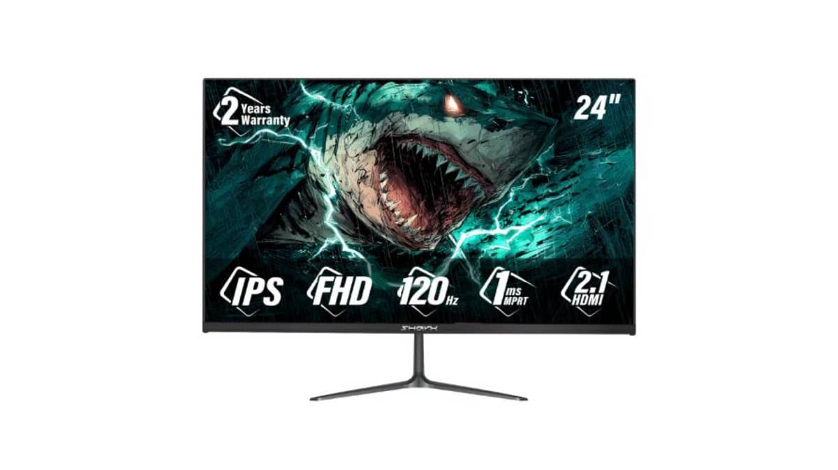 شتر sharx-bite-24-inch-fhd-gaming-monitor-2w-built-in-speakers