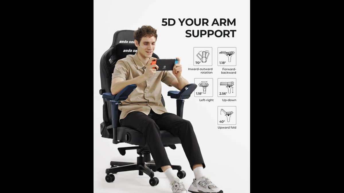 buy andaseat-kaiser-4-series-l-gaming-chair-black