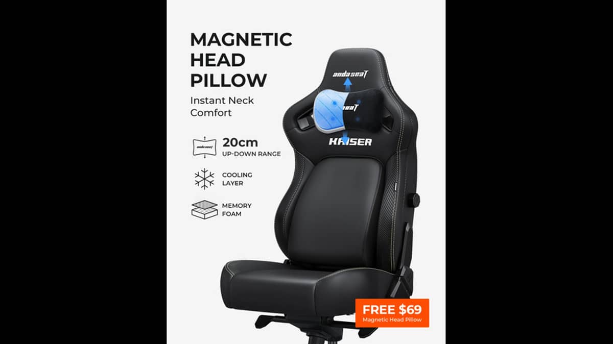 buy andaseat-kaiser-4-series-l-gaming-chair-black