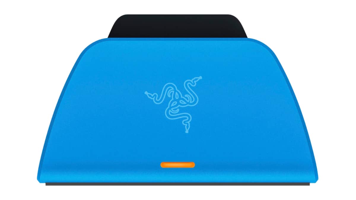 شتر playstation-5-slim-bluray-disc-console-bundle-with-extra-dualsense-wireless-controller-and-free-razer-charging-stand-blue