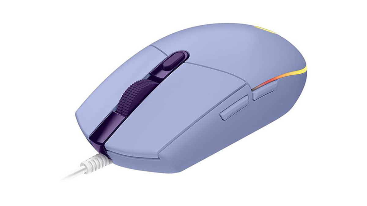 شتر logitech-g815-clicky-switch-keyboard-with-logitech-g203-lightsync-gaming-mouse-lilac