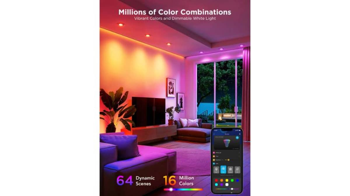 buy govee-gu10-wifi-smart-bulbs-400lm-led-bulb-dimmable-16-million-colors-h600d