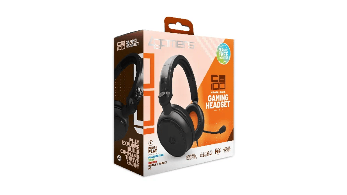 buy 4gamers-c6-100-gaming-headset-black-and-orange